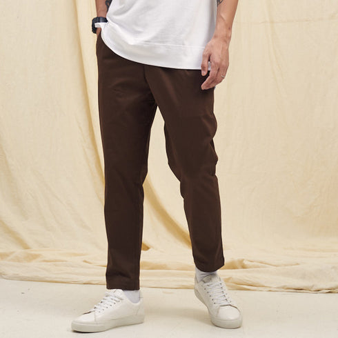 Boysnextdoor Tapered Cropped Chino Pants Brown